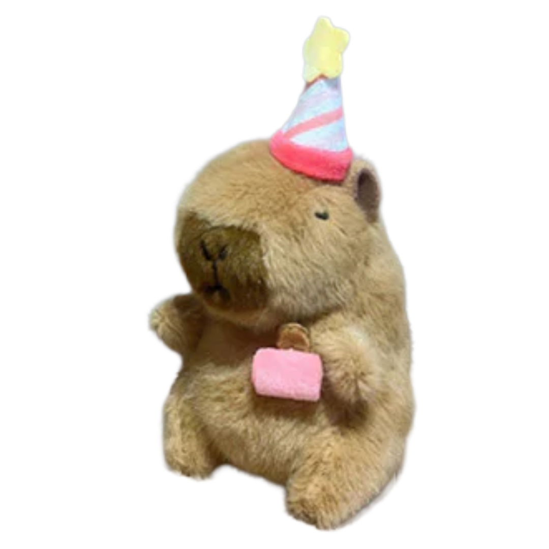 CAPYBARA STUFFED TOY KEY HOLDER PARTY 12CM