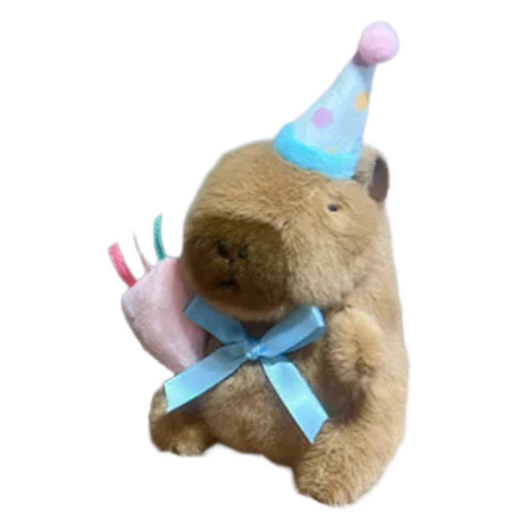 CAPYBARA STUFFED TOY KEY HOLDER PARTY 12CM