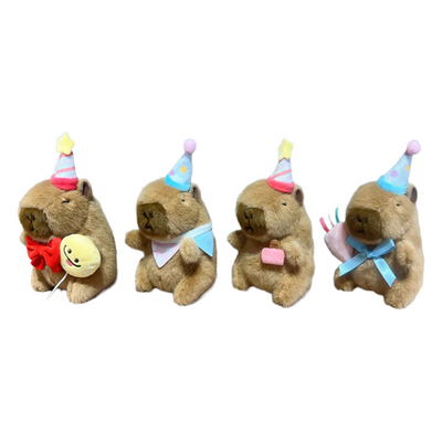 CAPYBARA STUFFED TOY KEY HOLDER PARTY 12CM