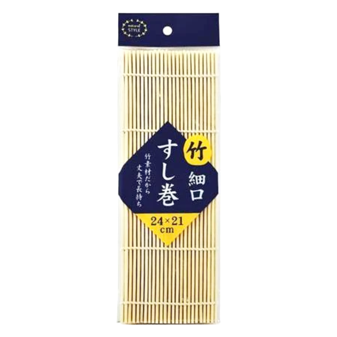 BAMBOO SUSHI ROLL MAT THIN 24×21CM