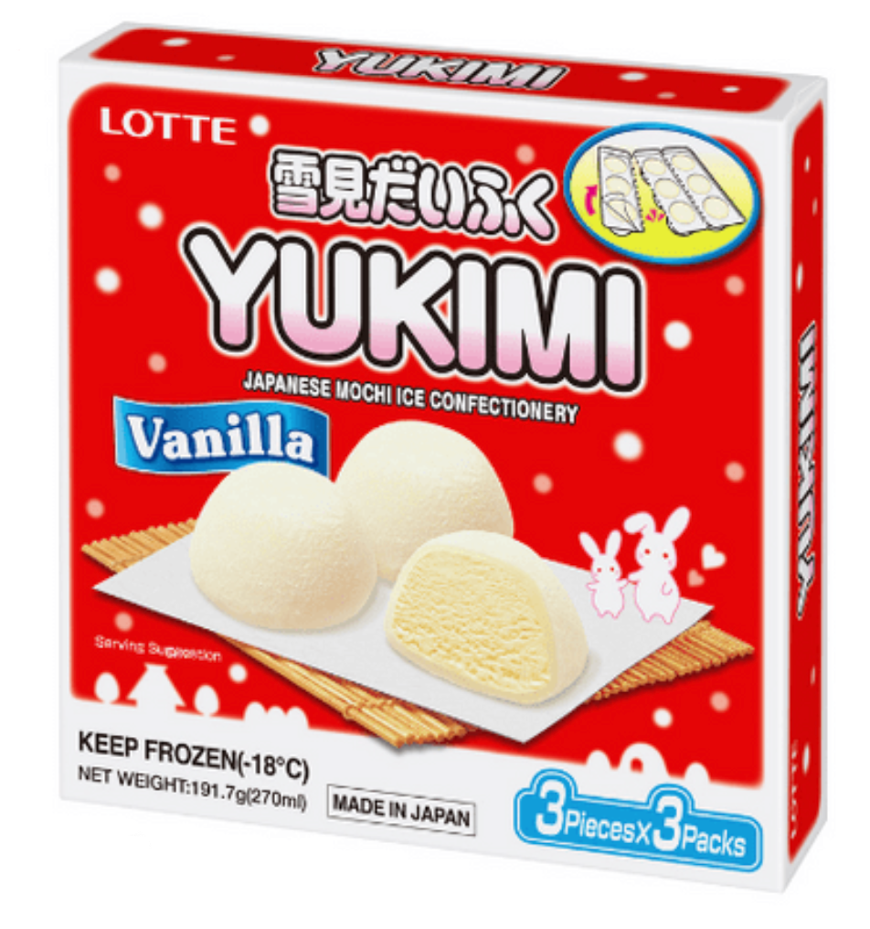 LOTTE YUKIMI DAIFUKU VANILLA 9P