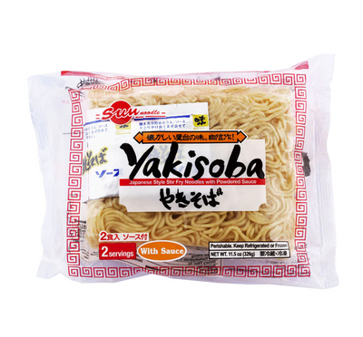 SUN NDL YAKISOBA W/ SAUCE 2P