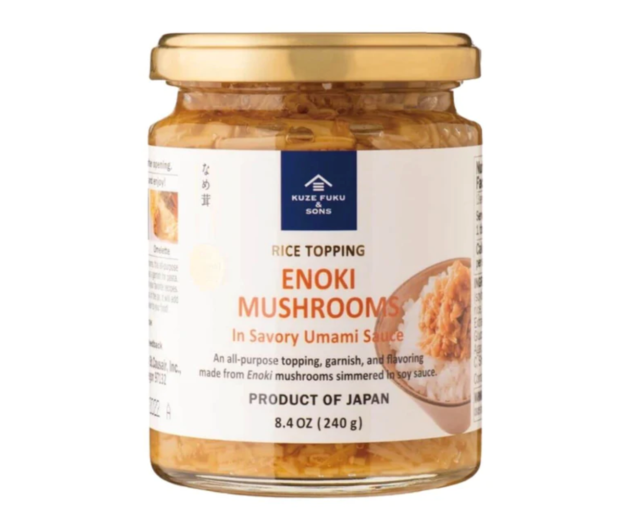 KUZE FUKU ENOKI MUSHROOMS SAVORY UMAMI SAUCE 240G