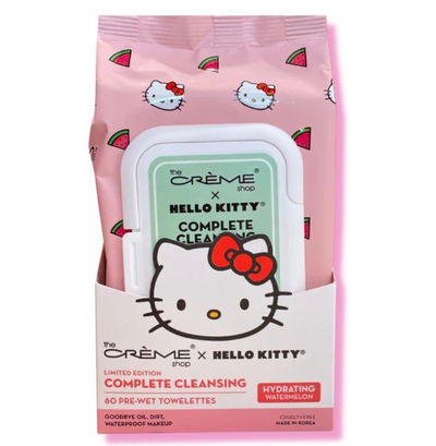 HELLO KITTY CLEANSING TOWELTTES 60T HYDRATING WATERMELON