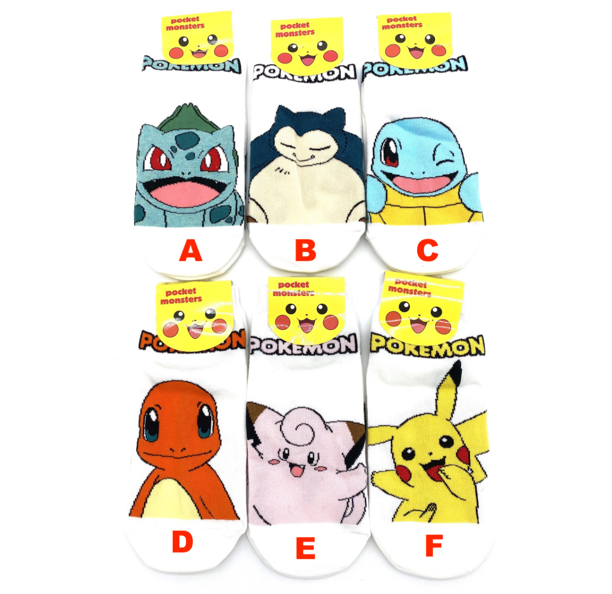 POKEMON SOCKS LINE