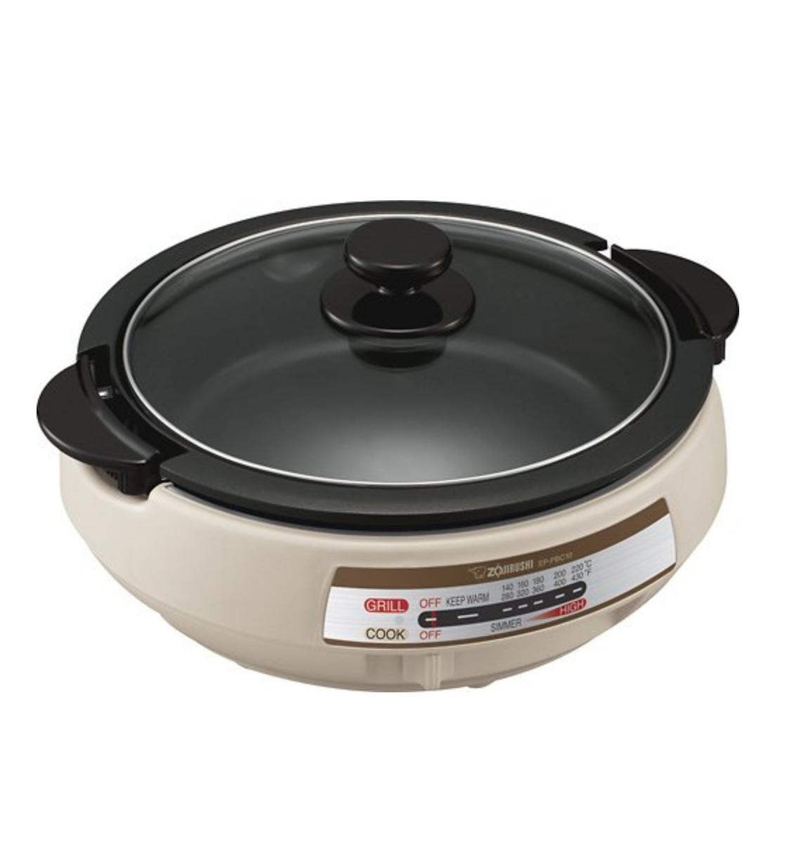 ZOJIRUSHI EP-PBC10HC ELECTRIC SKILLET DEEP PAN 2 1/4 INCH