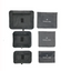 TRAVEL STORAGE CASE SET 6PCS