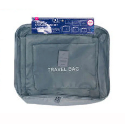 TRAVEL STORAGE CASE SET 6PCS