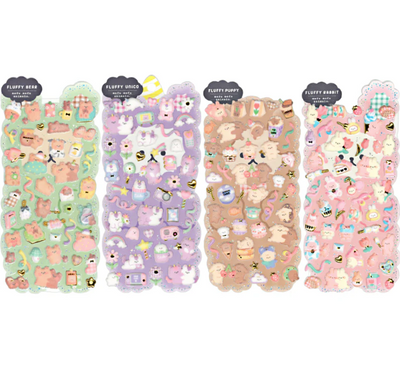 STICKER LOVERY MOFUMOFU CHARACTER
