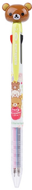 RILAKKUMA MASCOT 3-COLOR BALL PEN 0.7MM