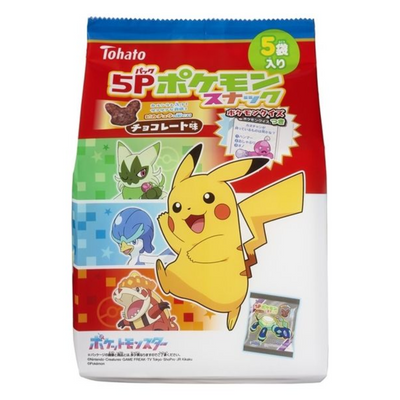 TOHATO POKEMON CHOCOLATE CORN PUFF 5P