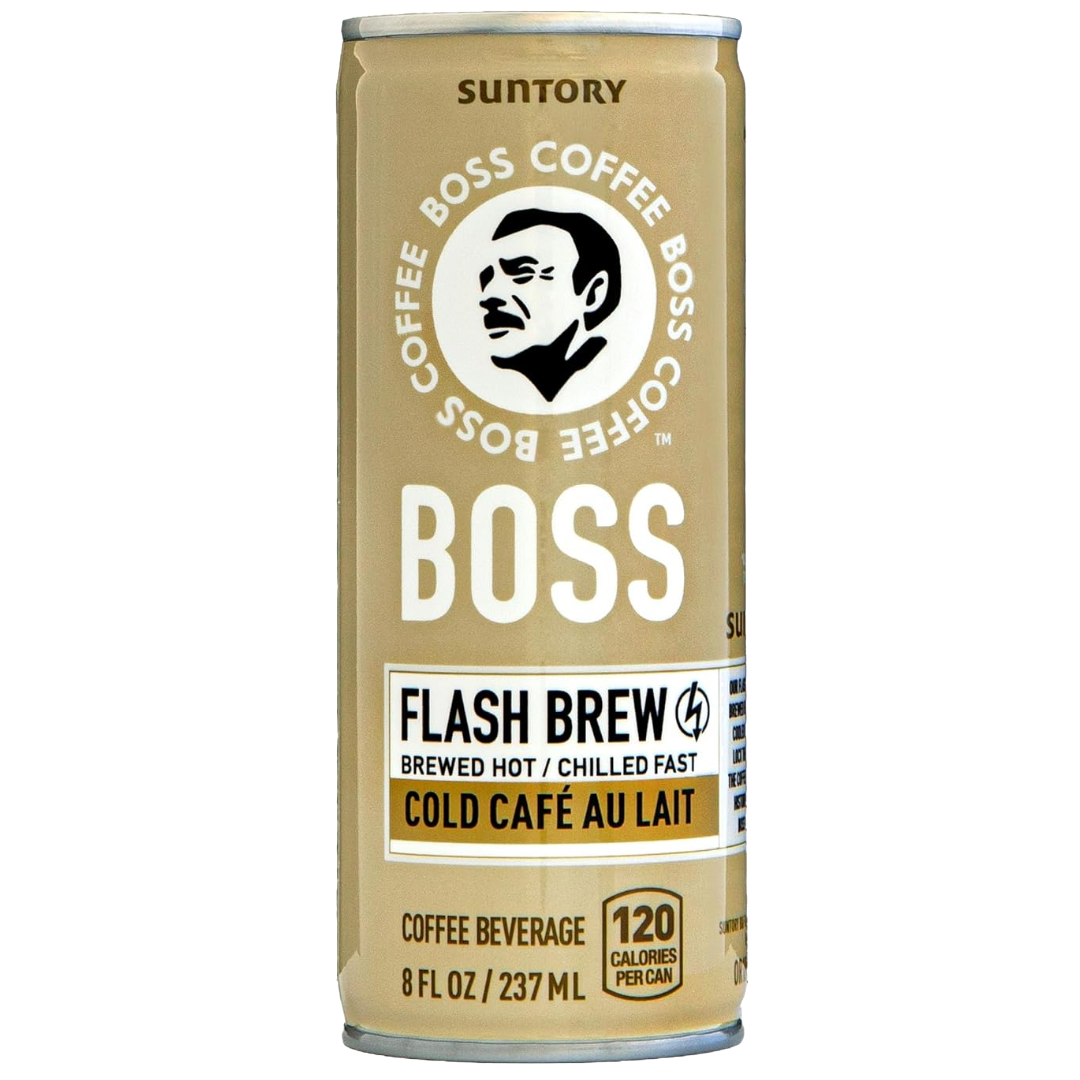 SUNTORY BOSS FLASH BREW CAFE AU LAIT CAN