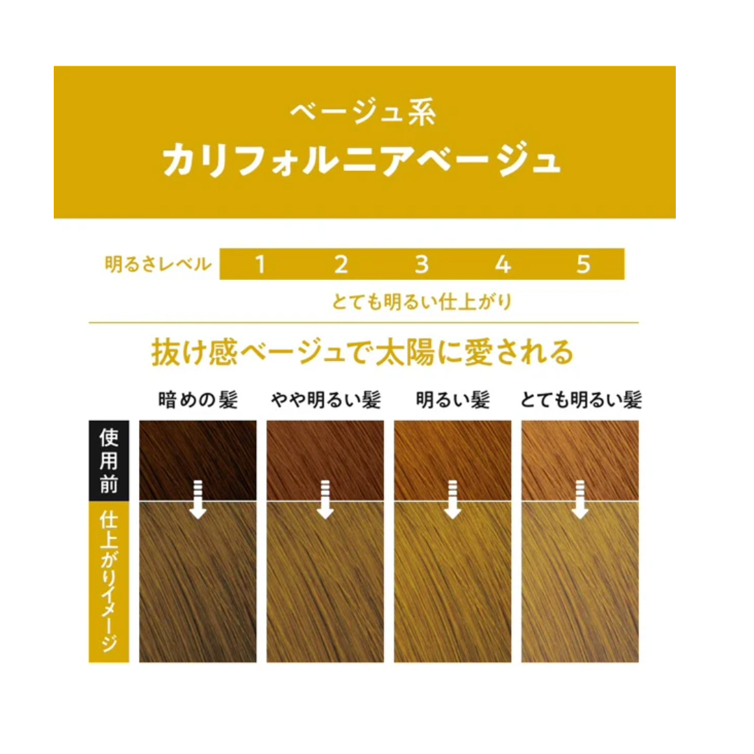 KAO LIESE BUBBLE HAIR COLOR CALIFORNIA BEIGE