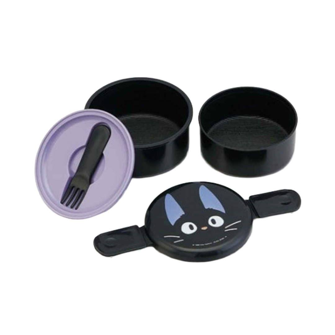 SKATER KIKI'S DELIVERY 2 TIER ROUND LUNCH BOX JIJI 500ML