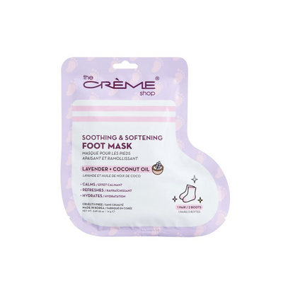 FOOT MASK SOOTHING SOFTENING LAVENDER