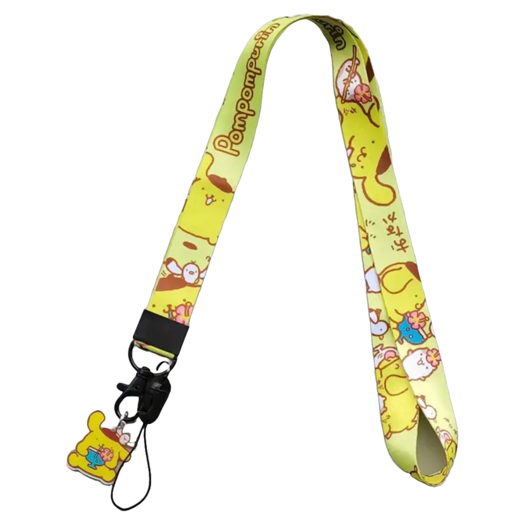 STRAP LANYARD WITH CHARM POMPOMPURIN