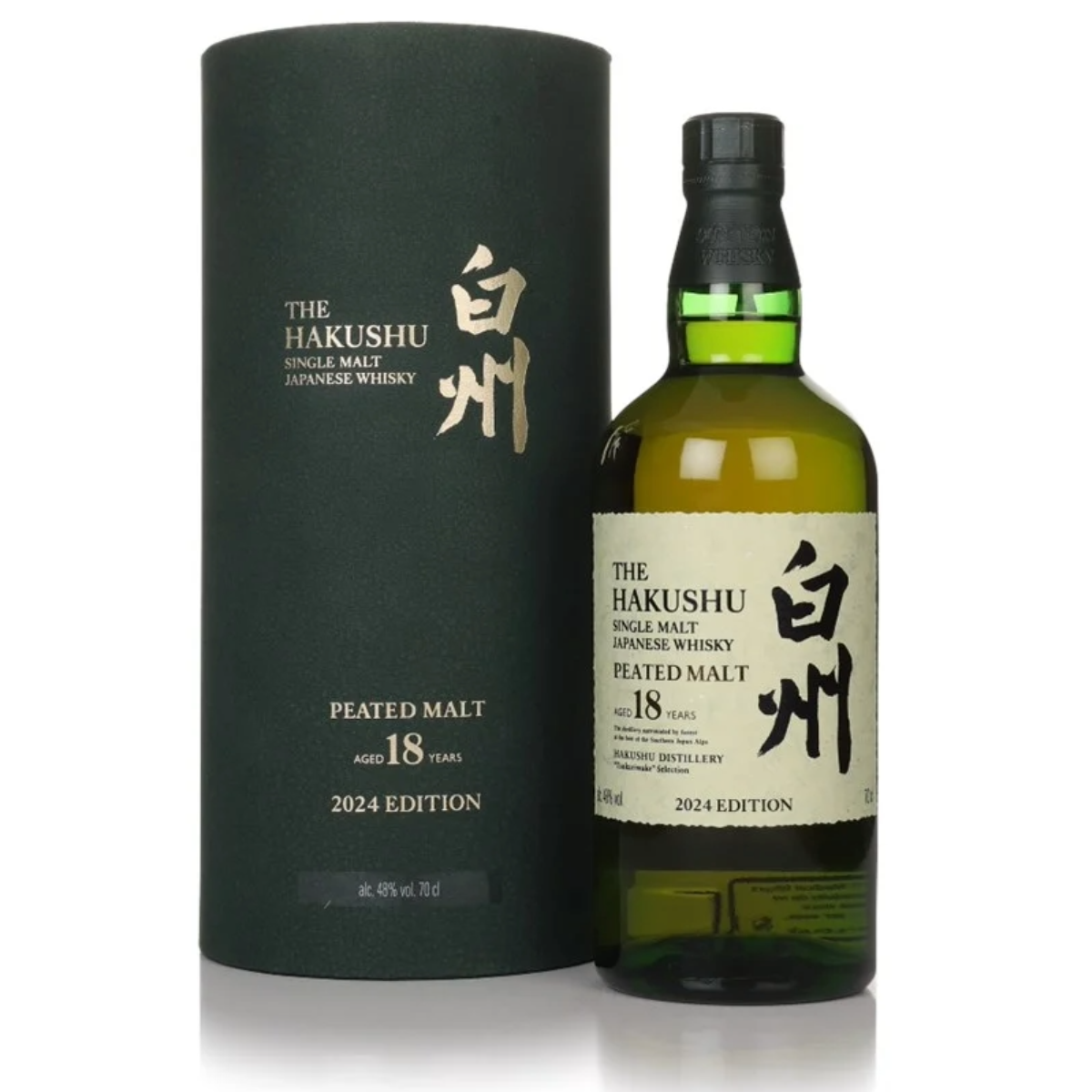 HAKUSHU SINGLE MALT 18Y PEATED MALT 2024 EDITION