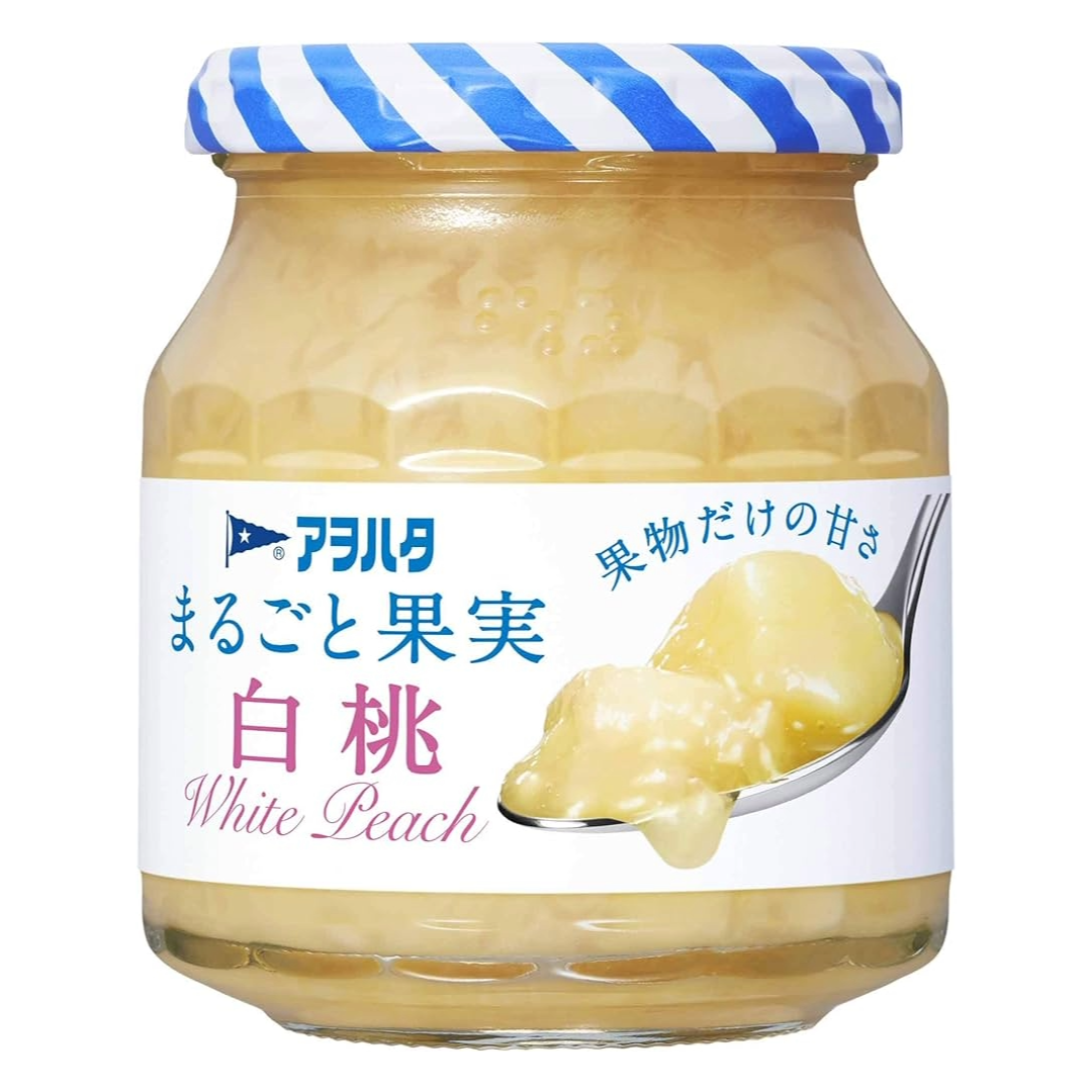 AOHATA SUGAR FREE WHITE PEACH JAM 125G