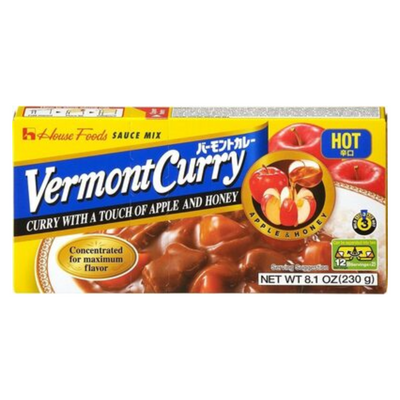 HSE VERMONT CURRY HOT 8.10 OZ