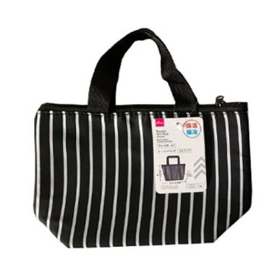 THERMAL TOTE LUNCH BAG STRIPED