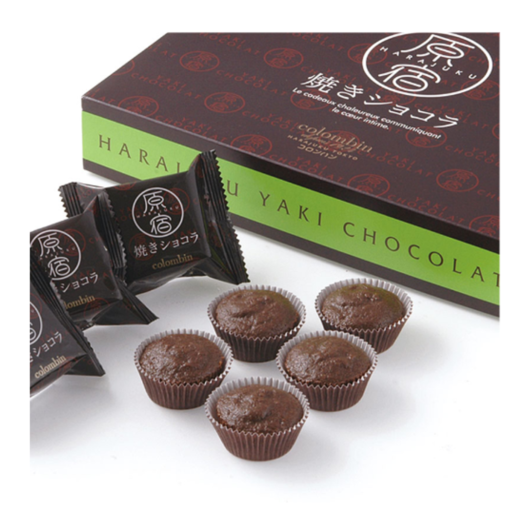 COLOMBIN HARAJUKU YAKI CHOCO BAKED CHOCOLAT 12P