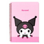 SANRIO PINK KUROMI  UNIVERSITY NOTE 18.3X25.9CM