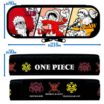 ONE PEACE PEN POUCH LUFFY&LAW&KID