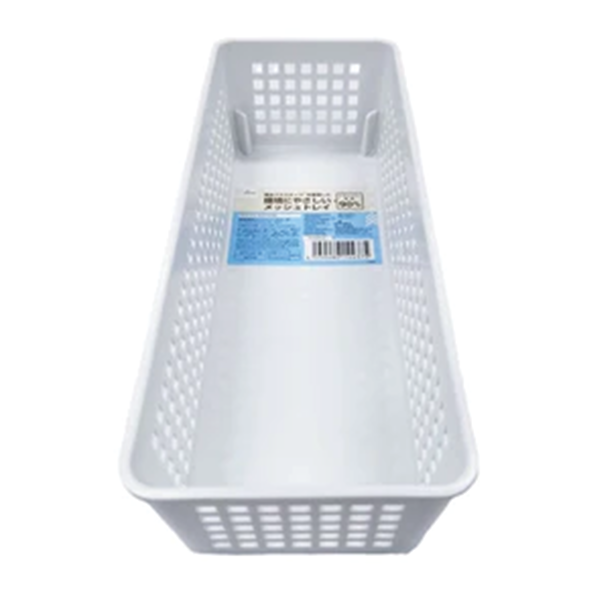 ECO FRIENDLY MESH TRAY SLIM WHITE