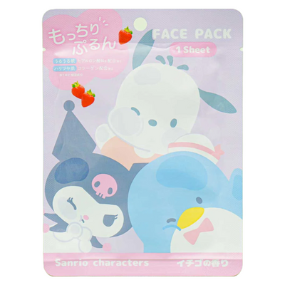 SANRIO FACE MASKS 1SHEET STRAWBERRY SCENT