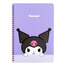 SANRIO PURPLE KUROMI UNIVERSITY NOTE 18.3X25.9CM