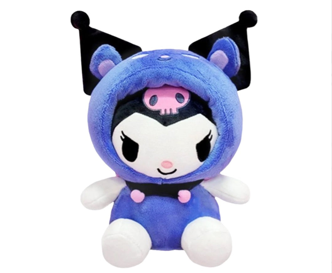 SANRIO STUFFED TOY KUROMI COSTUME 25CM