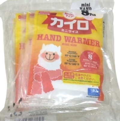 HAND WARMER MINI 8 PCS