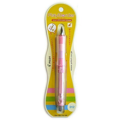 PILOT DR. GRIP PLAY BORDER SHAKER MECHANICAL PENCIL 0.5MM FLORAL PINK