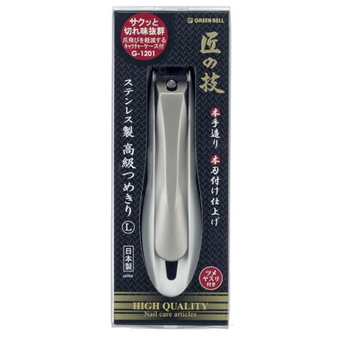 TAKUMI NO WAZA  NAIL CLIPPER WITH CATCHER L SIZE