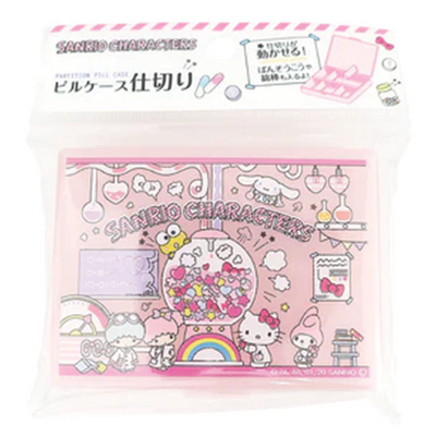 SANRIO PILL CASE WITH PARTITION
