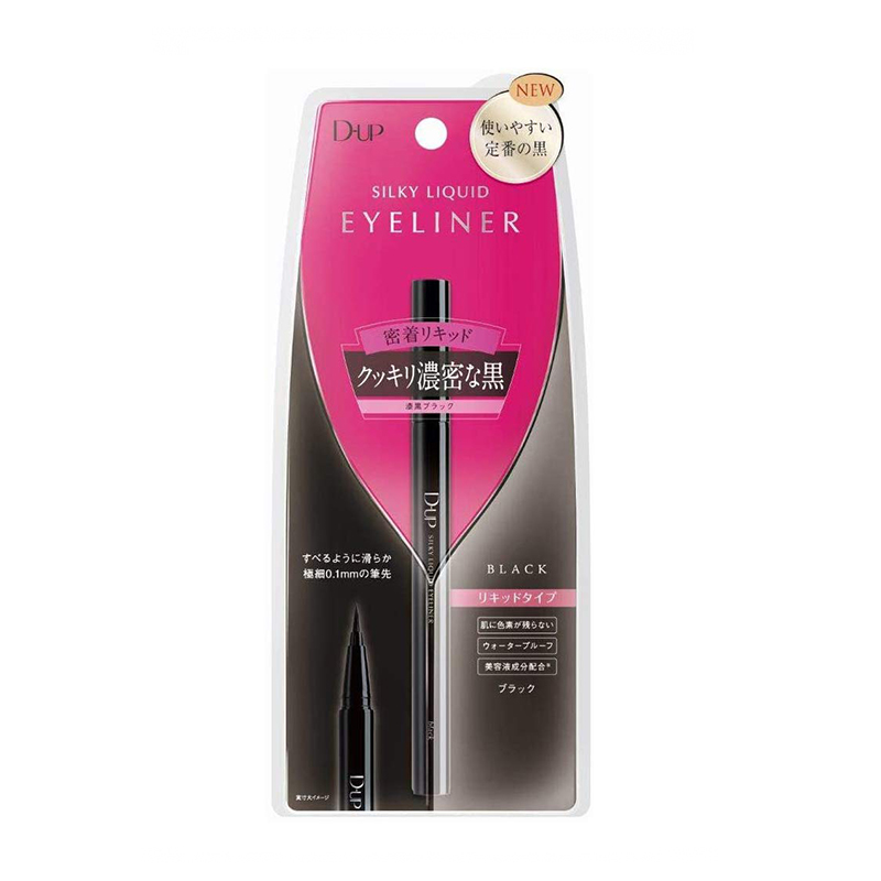 D-UP SILKY LIQUID EYELINER WP BLACK RN2020