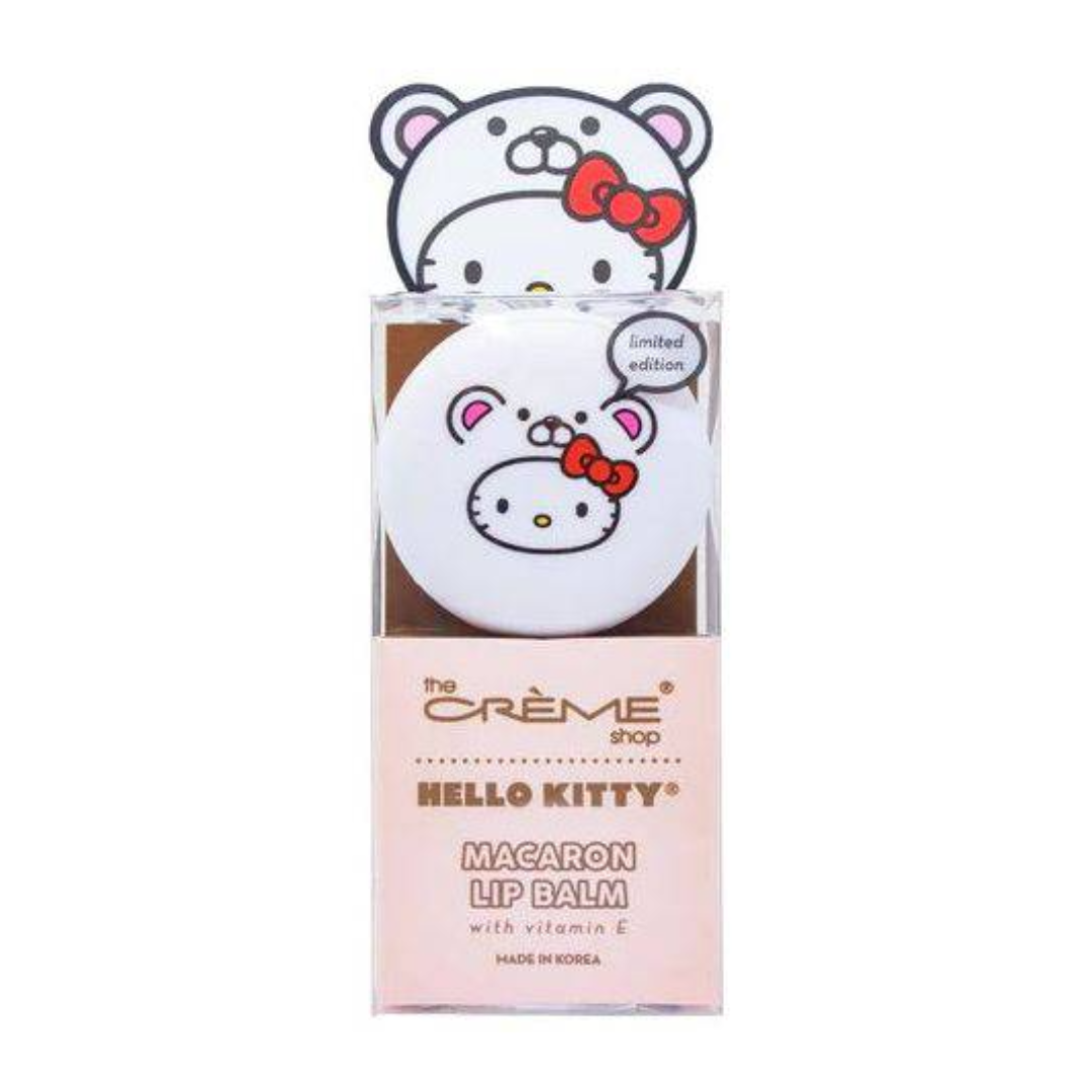 HELLO KITTY TEDDY BEAR MACARON LIP BALM WHITE CHOCOLATE