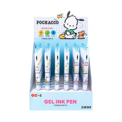 GEL INK PEN BLACK 0.5MM POCHACCO