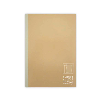 NOTEBOOK WITH PULL OUT PAGE KRAFT 40SHEETS