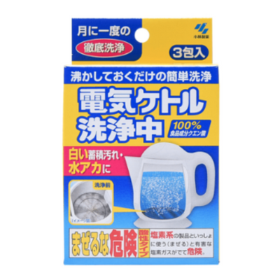 KOBAYASHI SENJYOCHU ELECTRIC KETTLE CLEANER 3 PACKS