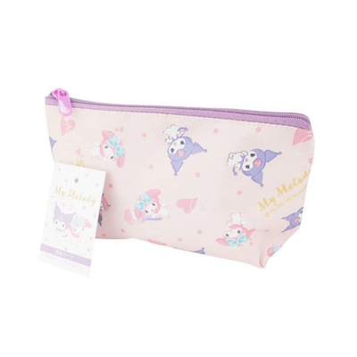 MY MELODY AND KUROMI TRAPEZOID POUCH