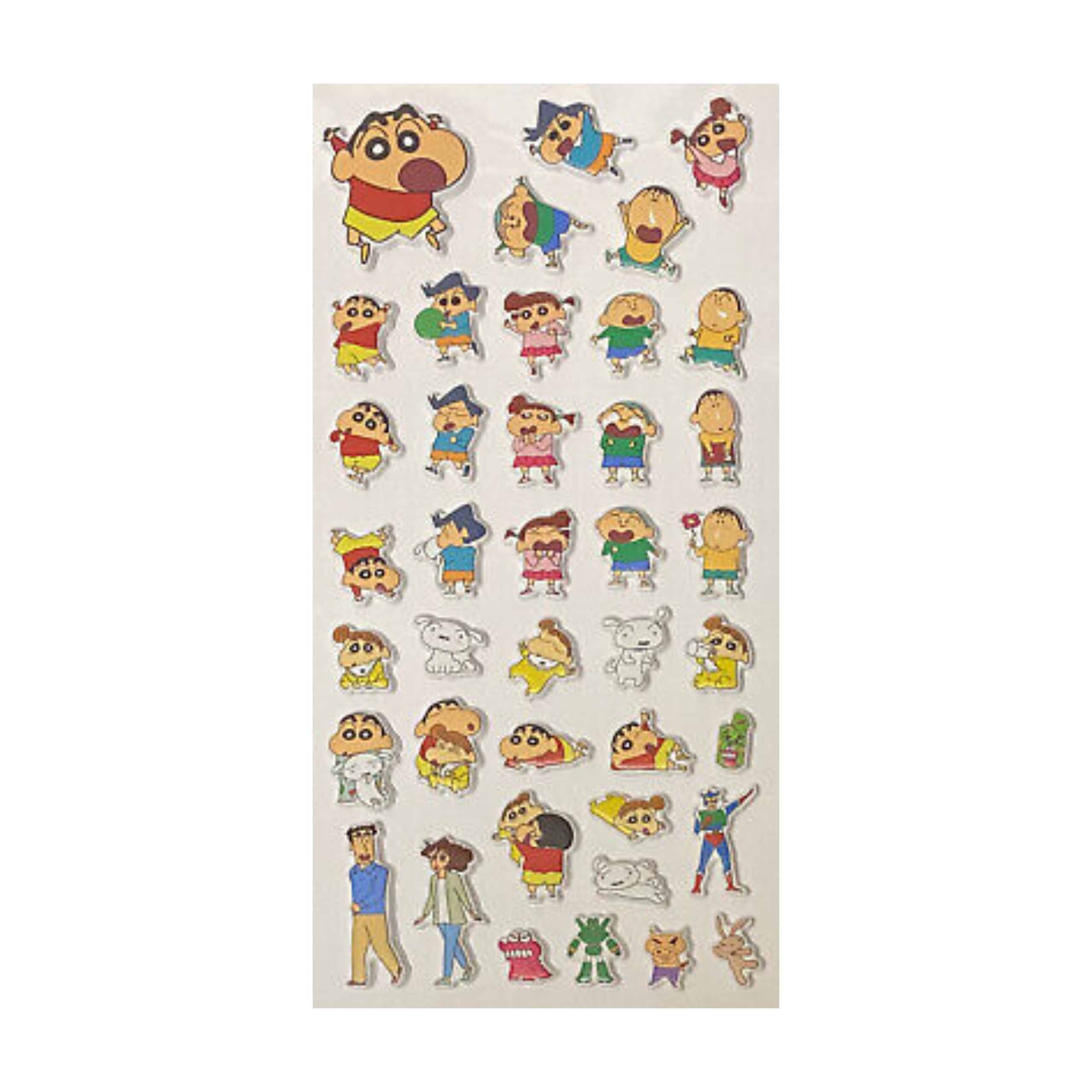 CRAYON SHINCHAN MARSHMALLOW STICKER – HANAMARU JAPANESE MARKETPLACE