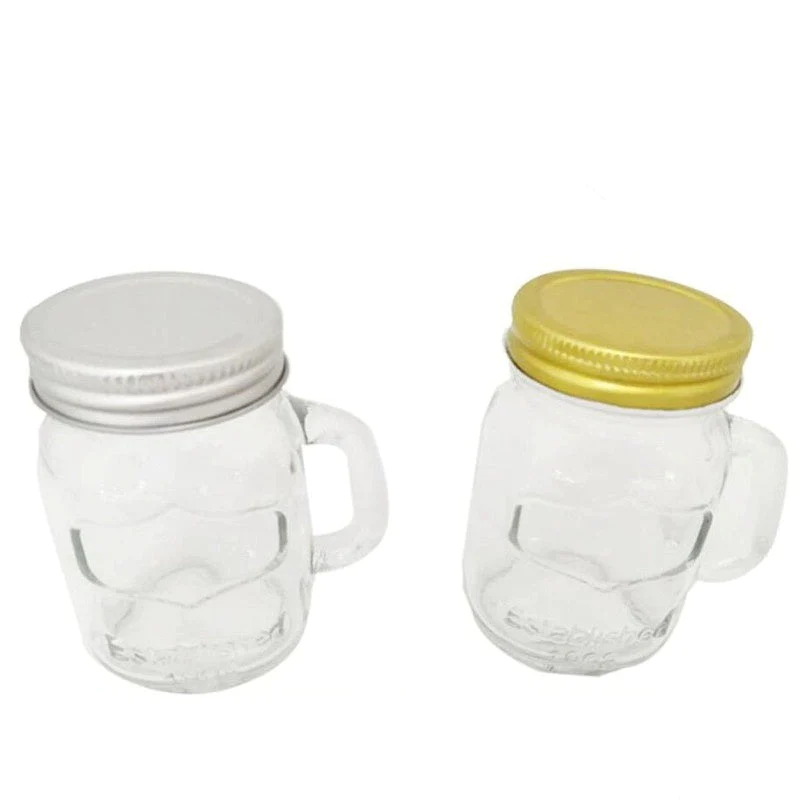 GLASS MUG WITH LID 140ML