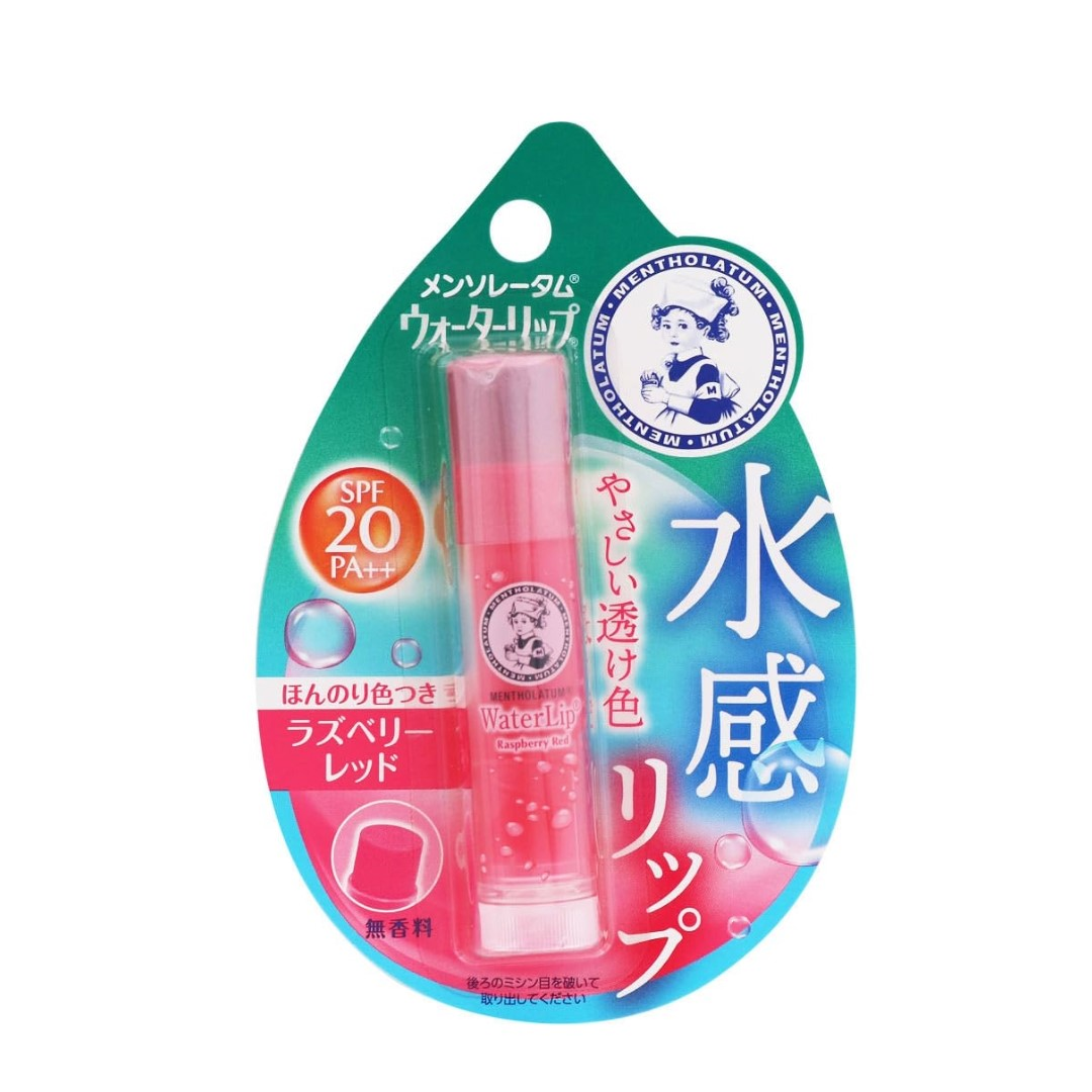 MENTHOLATUM WATER LIP RASBERRY RED