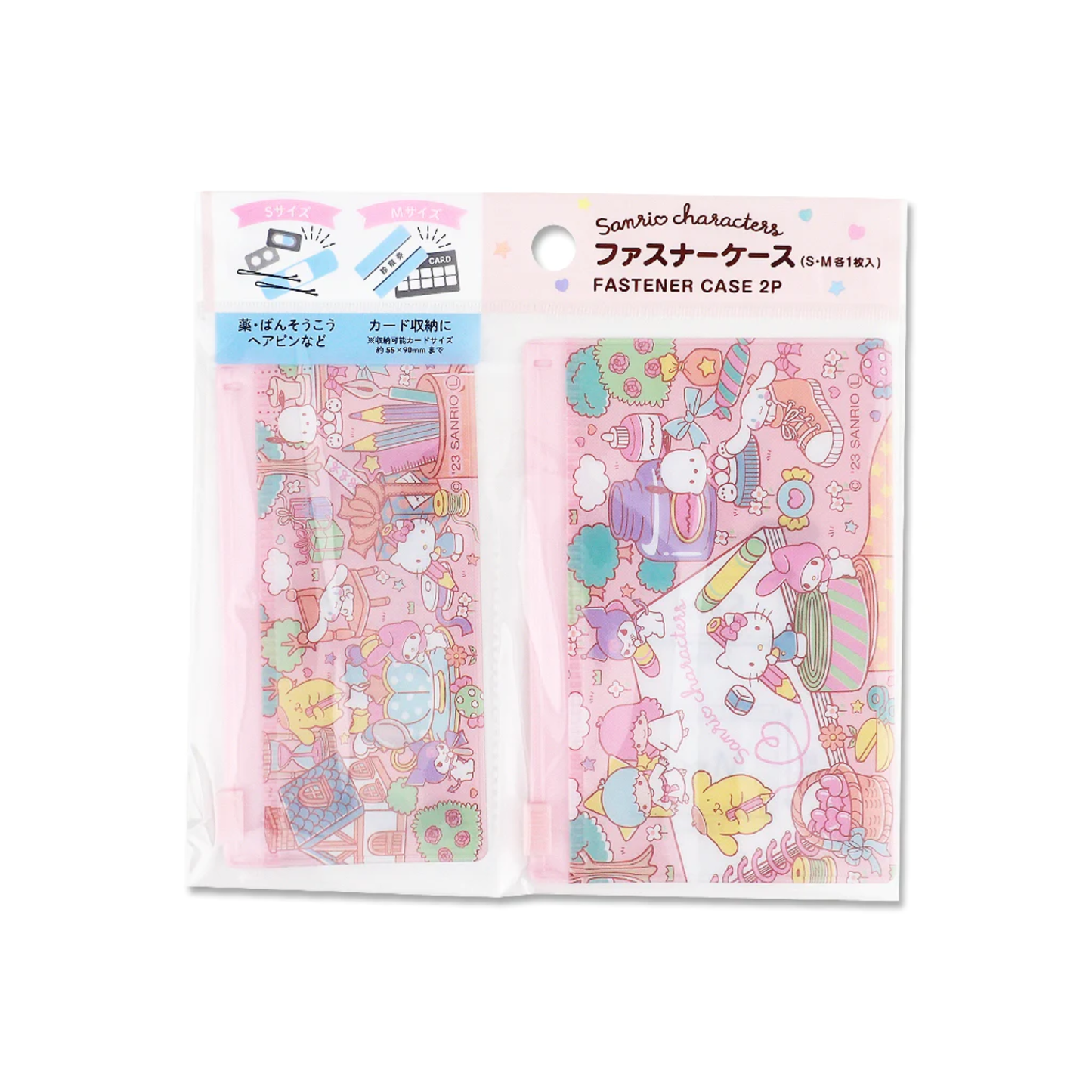 FASTENER CASE SANRIO CHARACTERS 2P – HANAMARU JAPANESE MARKETPLACE