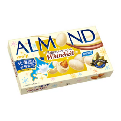 MEIJI ALMOND BALL CHOCOLATE WHITE VEIL