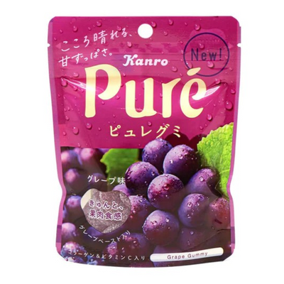 KANRO PURE GUMMY GRAPE