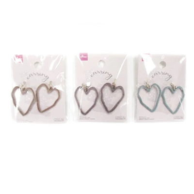 CLIP ON EARRINGS HEART