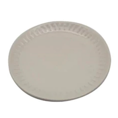 PLATE SIMPLE MODERN IVORY 6.29IN