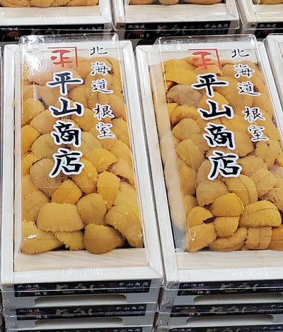 Sea Urchin from Hokaido 100g box 豊洲直送 北海道産生うに 平山商店出品
